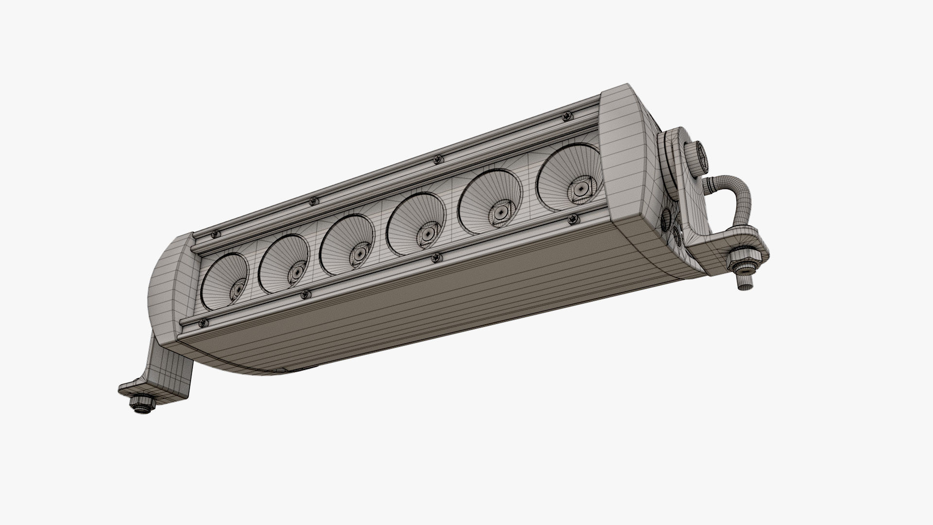 Medium LED Light Bar V2 3D model_12