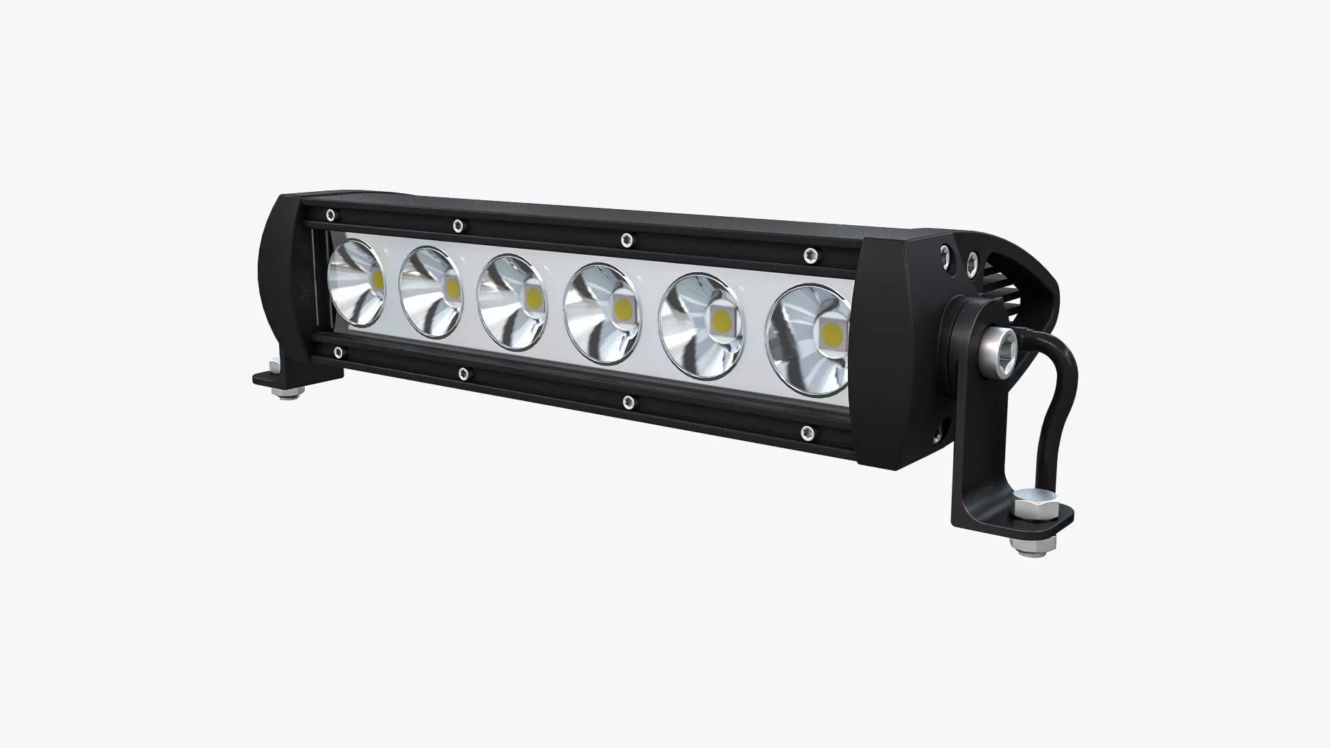 Medium LED Light Bar V2 3D model_0