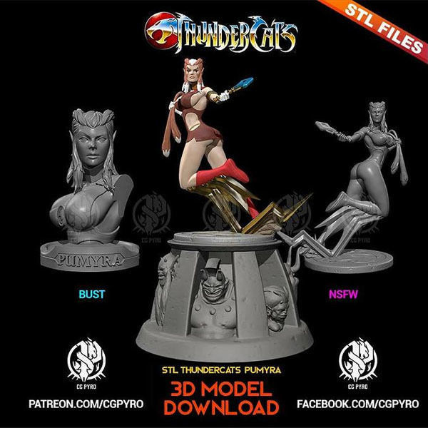 THUNDERCATS COLLECTION PACK 1 - 17 CHARACTERS 3D print model_4