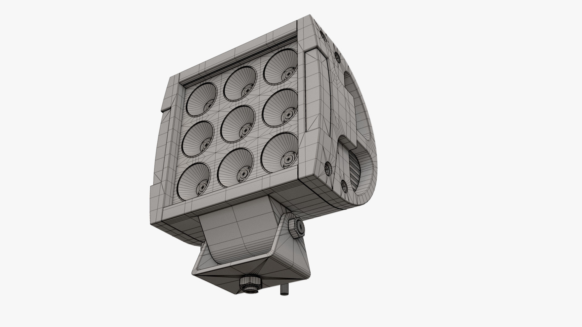 Small LED Light Bar V2 3D model_12