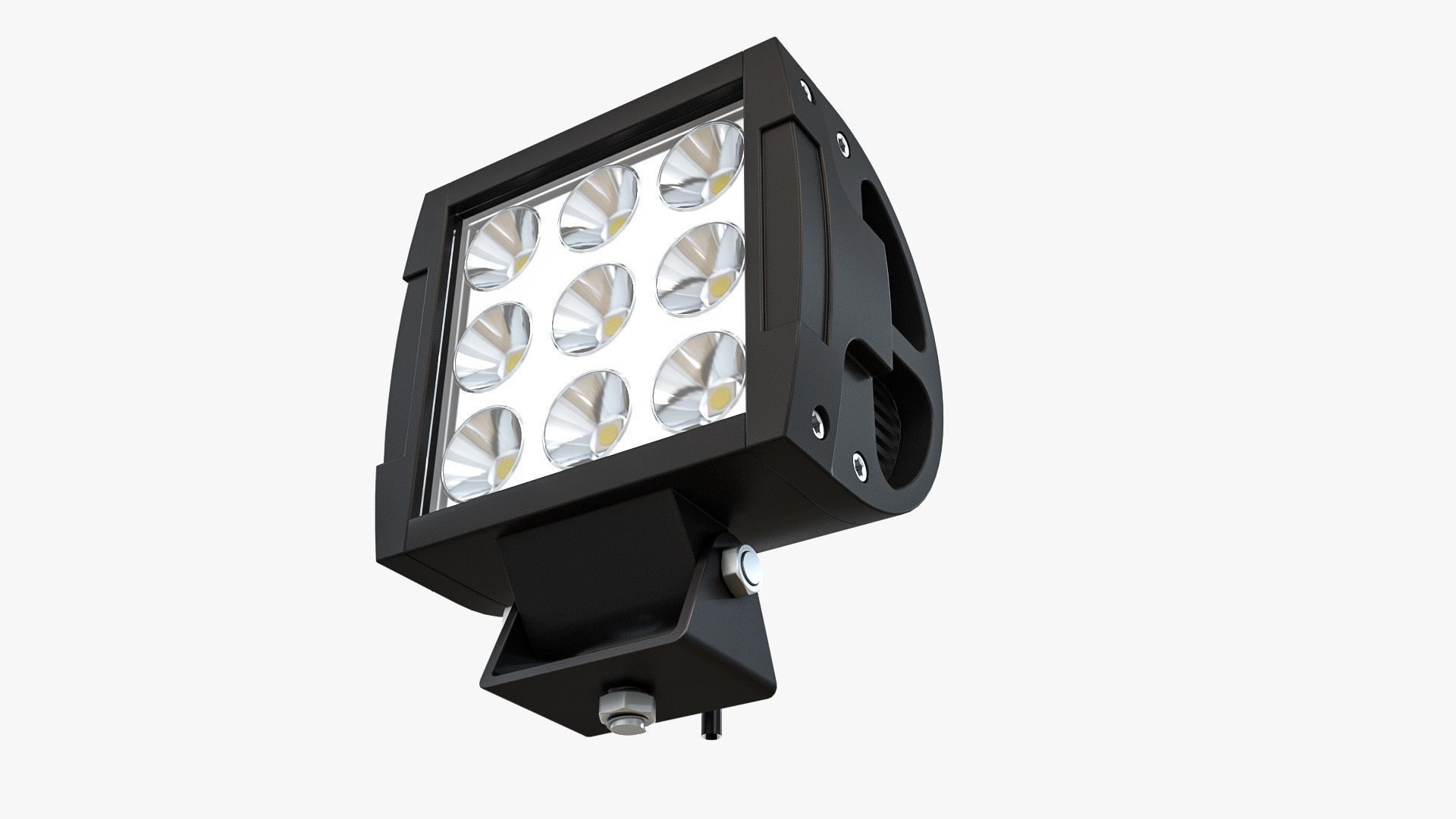 Small LED Light Bar V2 3D model_6