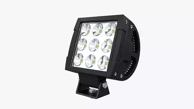 Small LED Light Bar V2 3D model