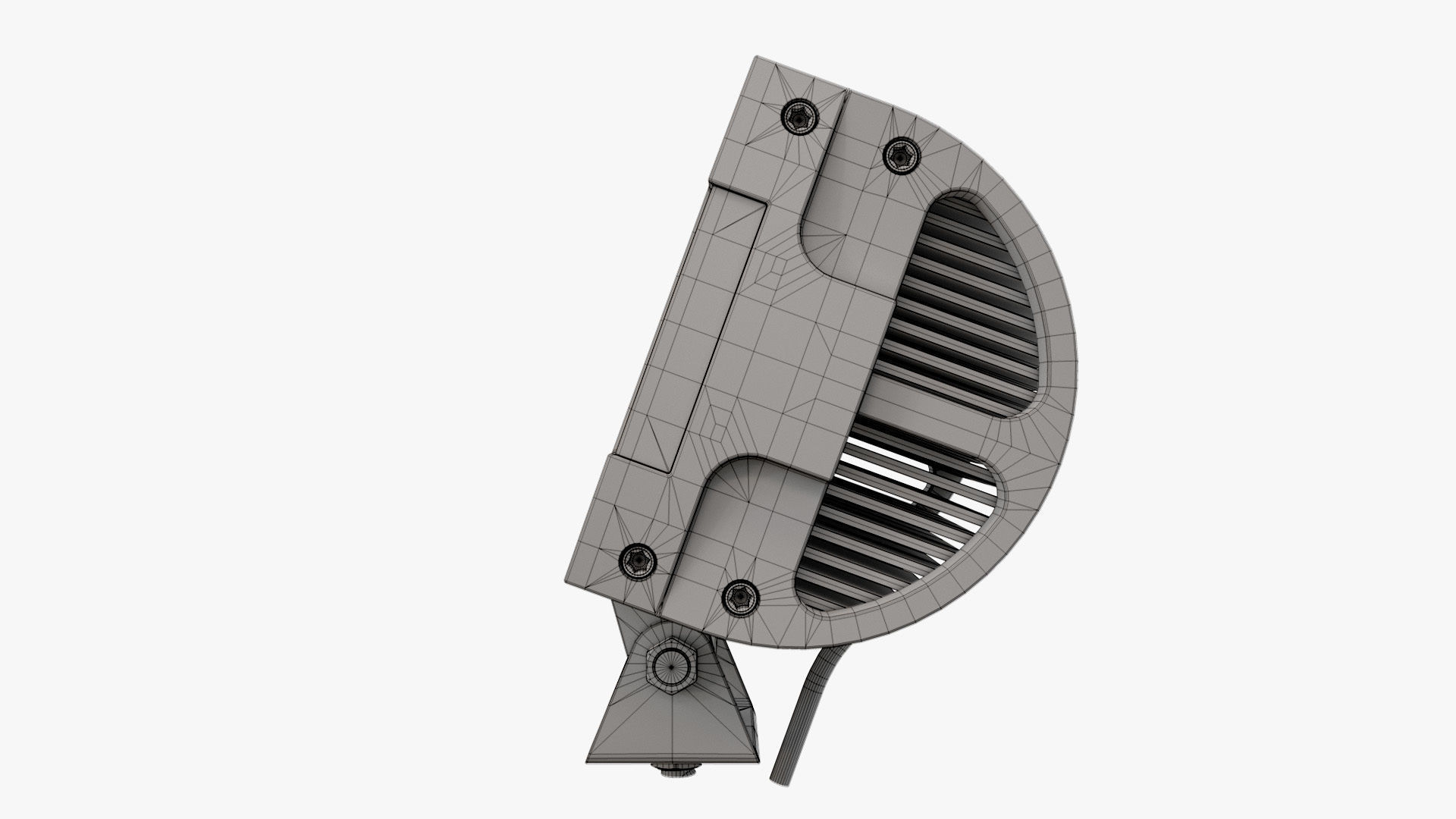 Small LED Light Bar V2 3D model_14