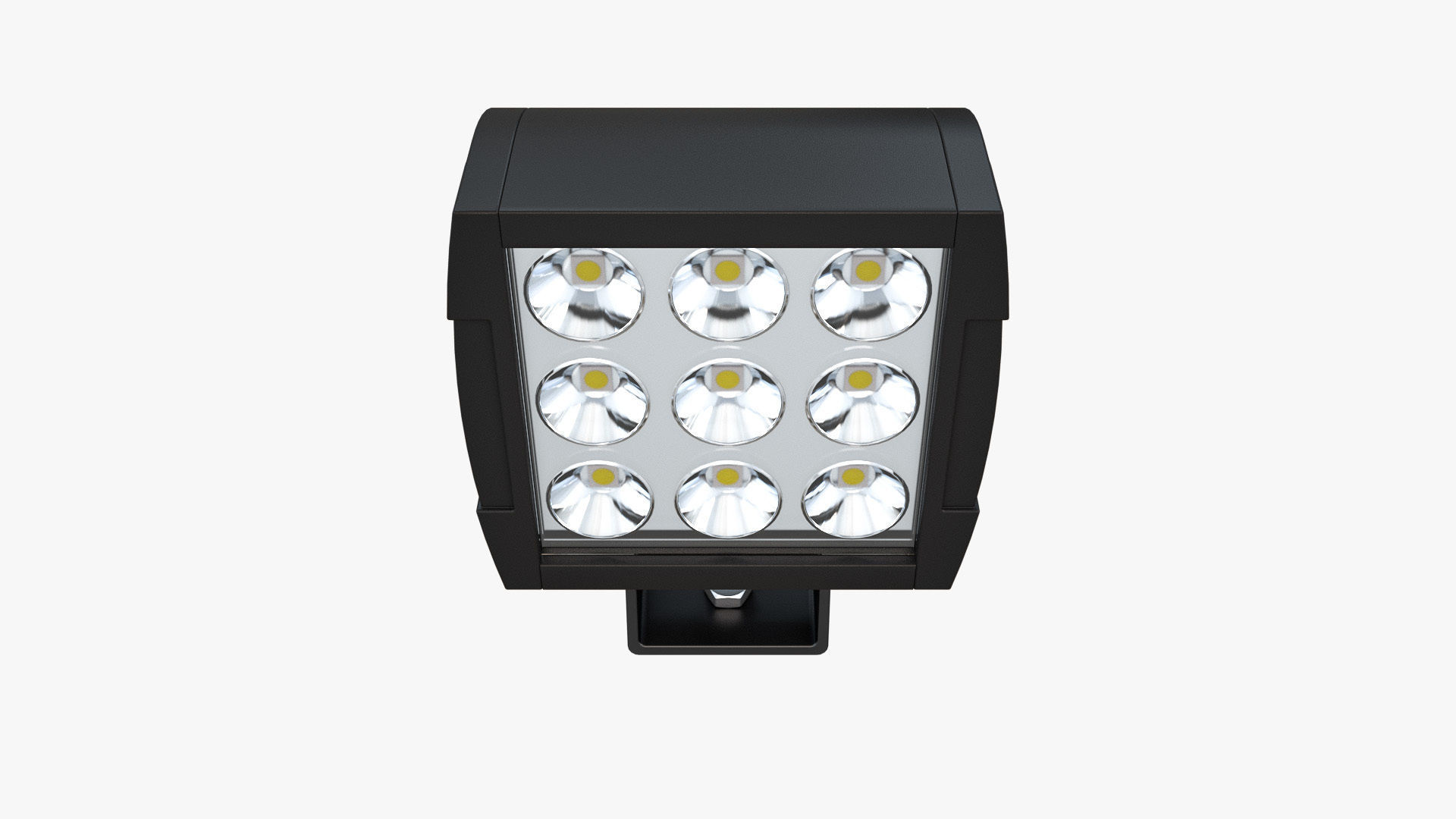 Small LED Light Bar V2 3D model_5