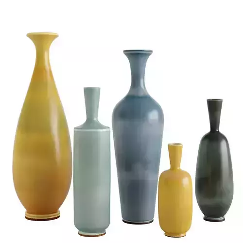 Berndt Friberg Set of five vases -1950