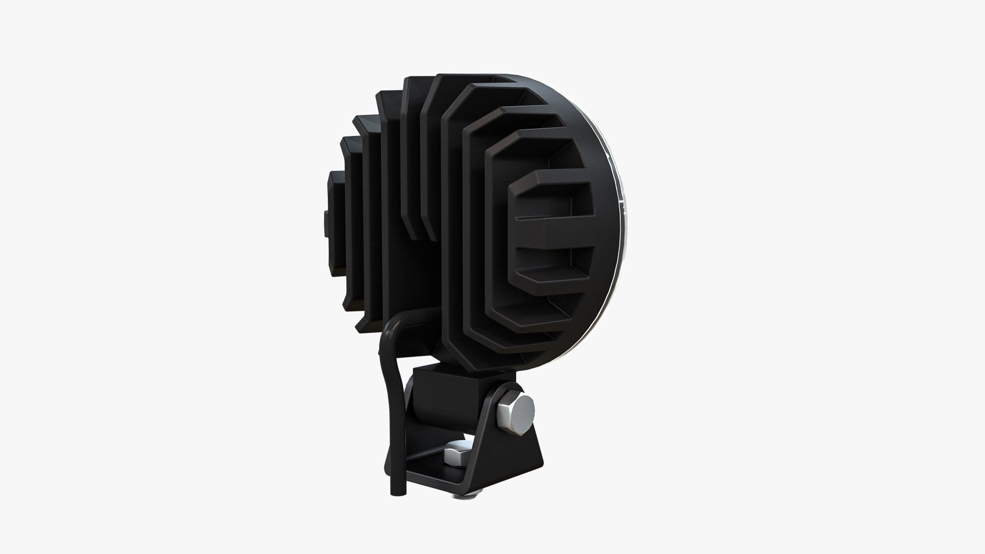 Circular LED Light Bar V2 3D model_1