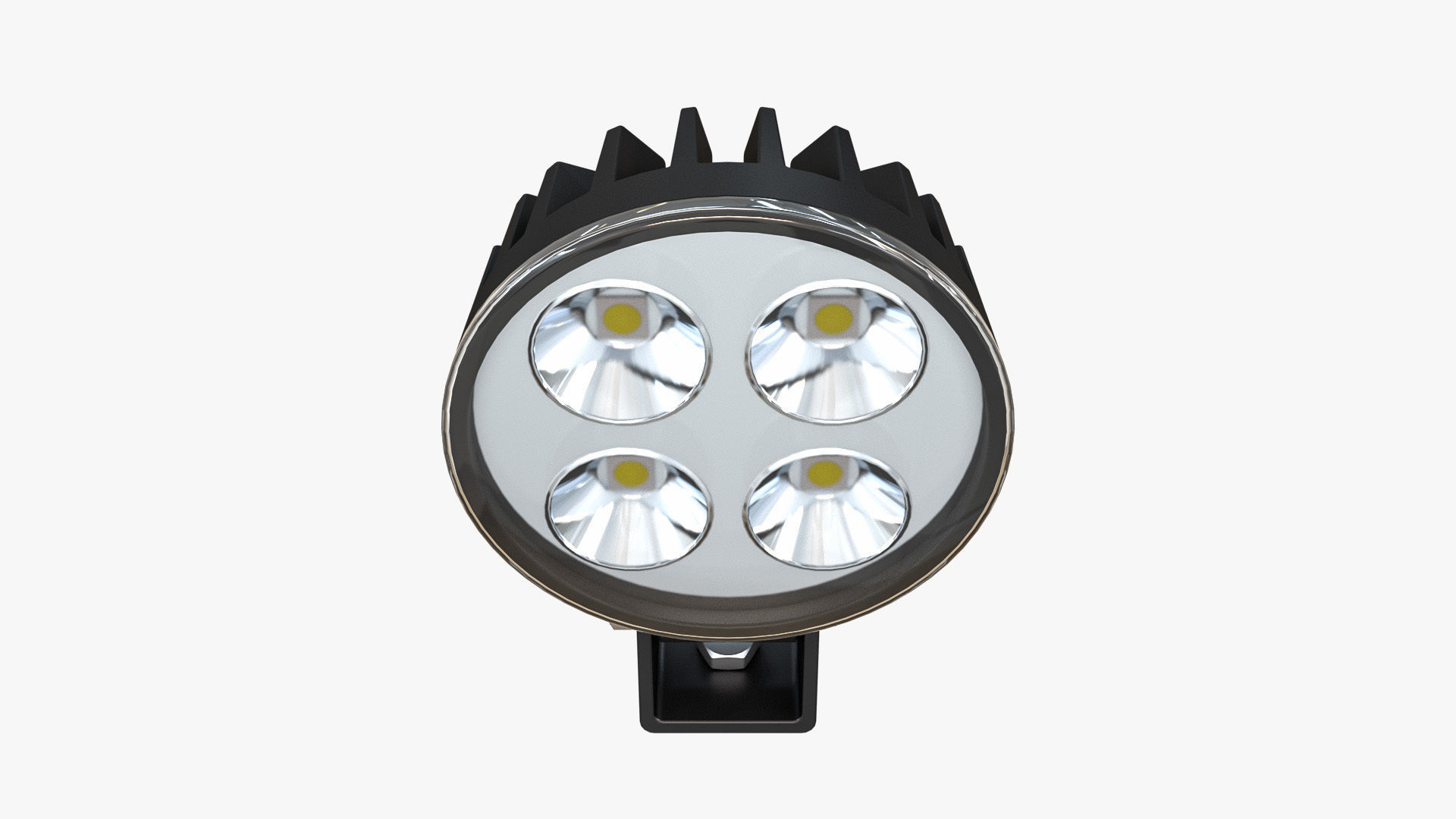 Circular LED Light Bar V2 3D model_5