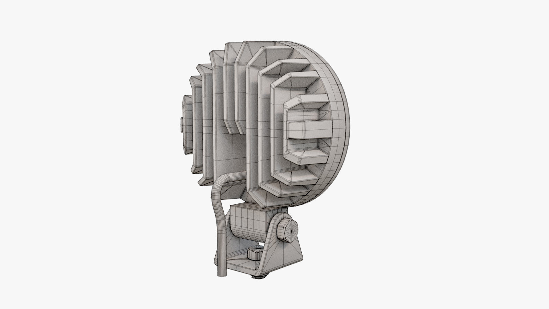 Circular LED Light Bar V2 3D model_13