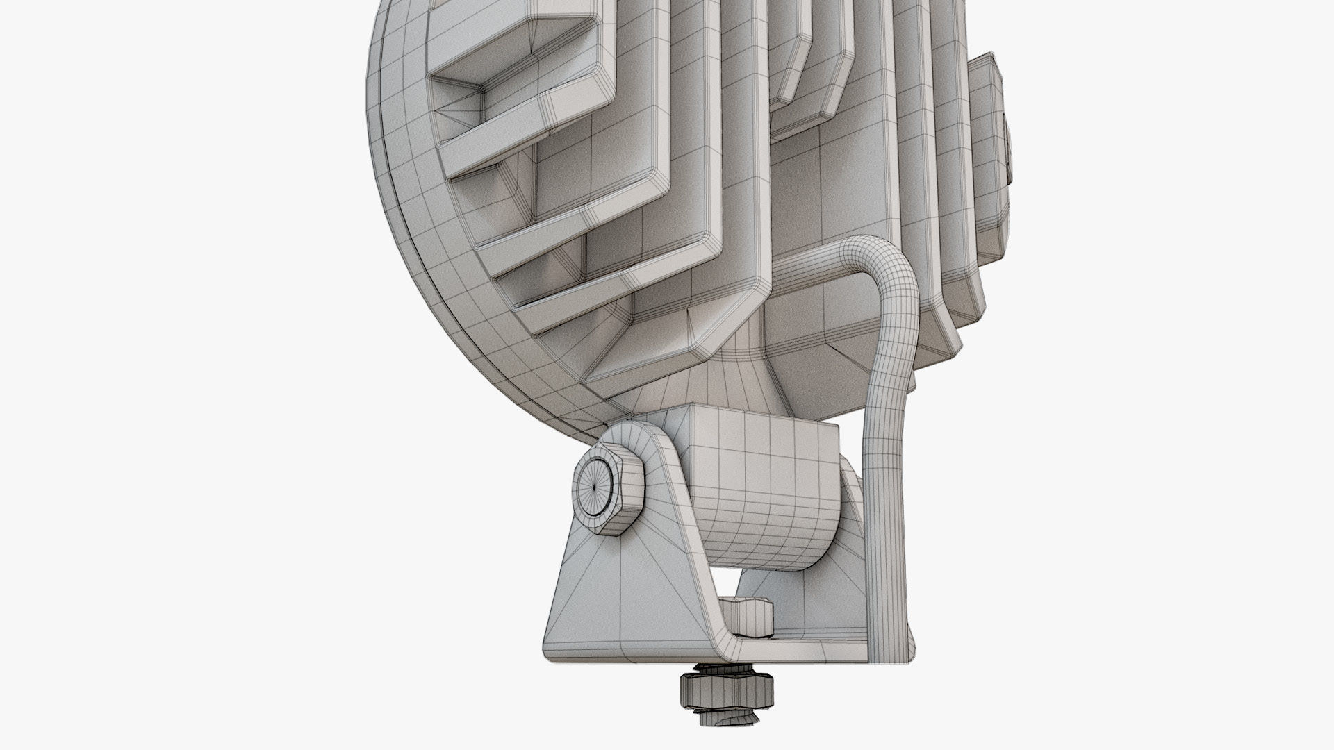 Circular LED Light Bar V2 3D model_17