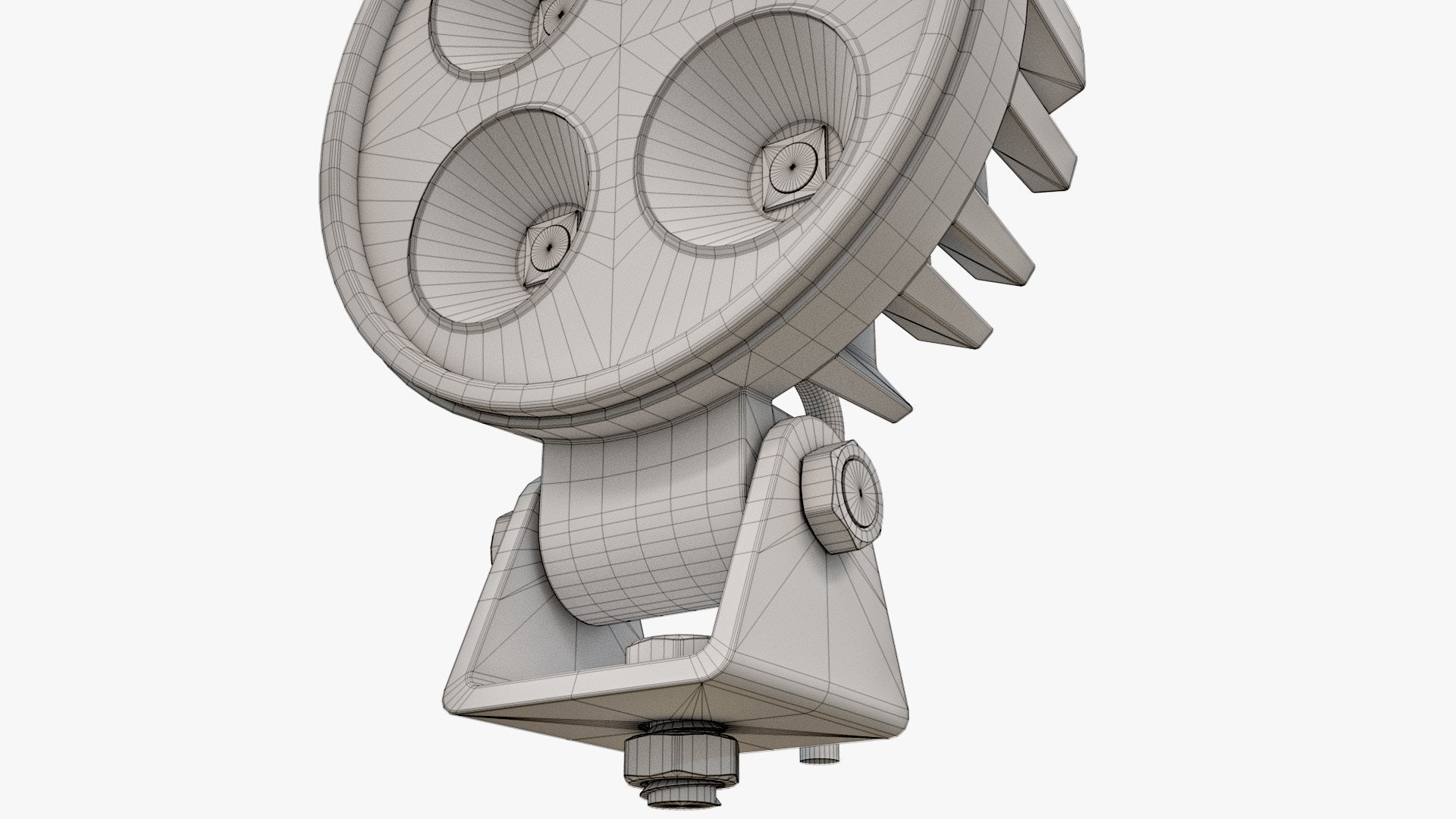 Circular LED Light Bar V2 3D model_16