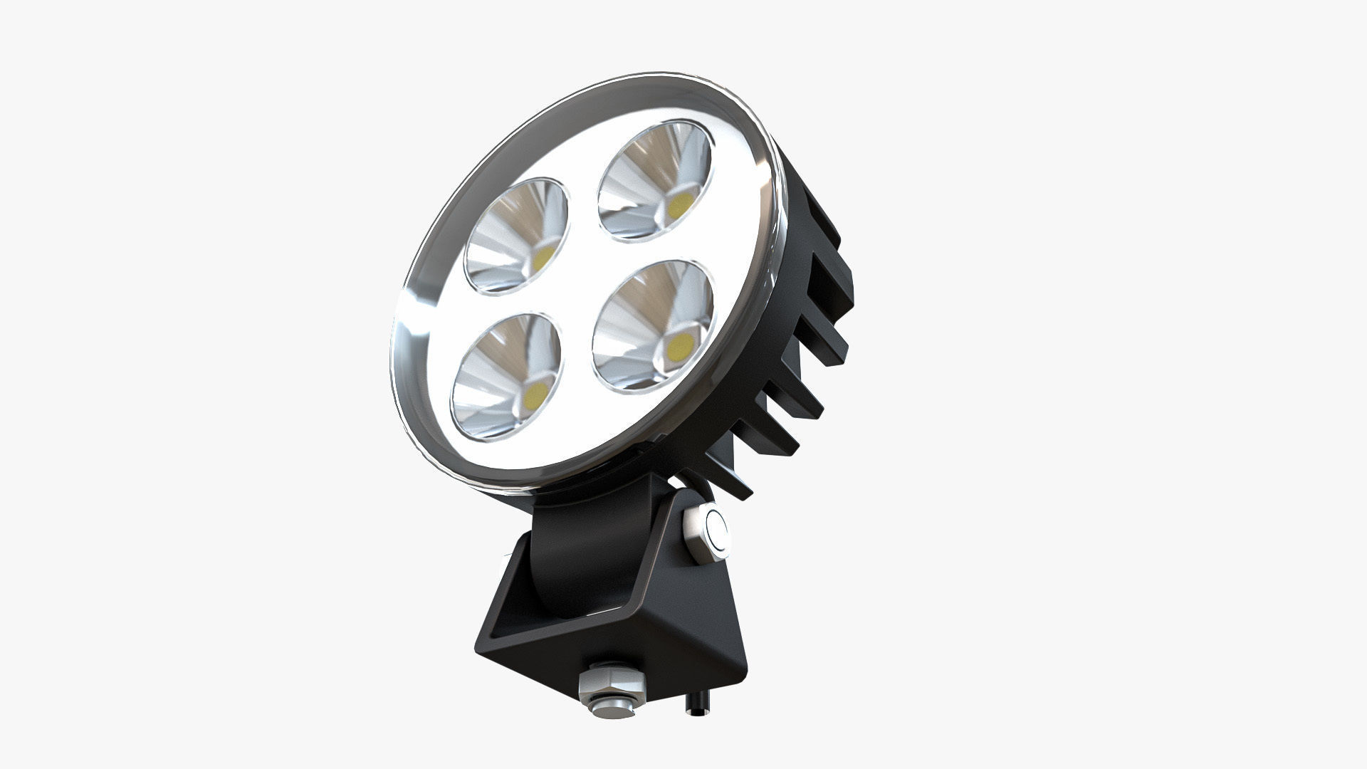 Circular LED Light Bar V2 3D model_6