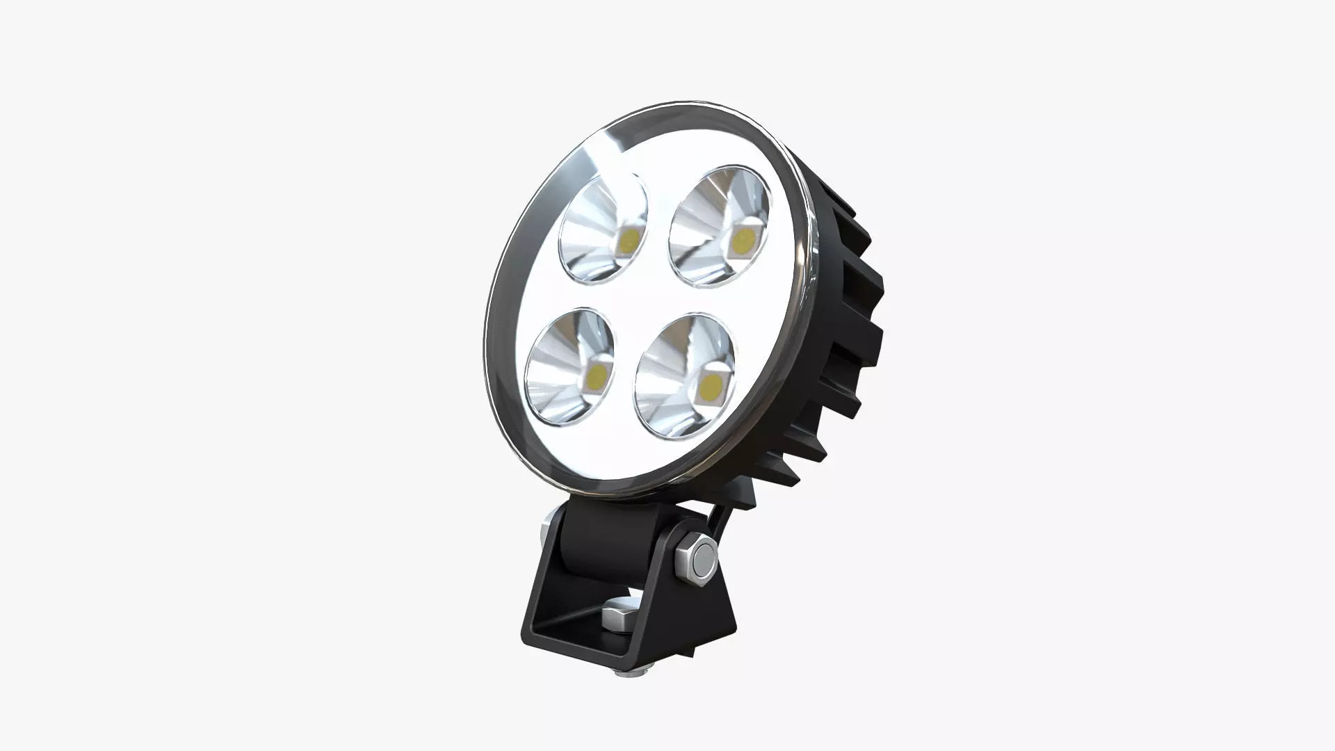 Circular LED Light Bar V2 3D model_0