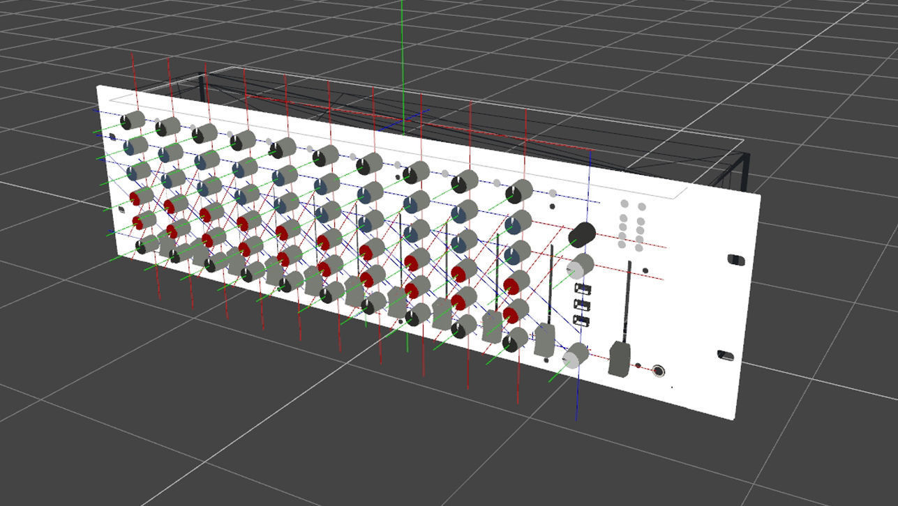 Behringer Eurorack Pro RX1202FX 3D model_5