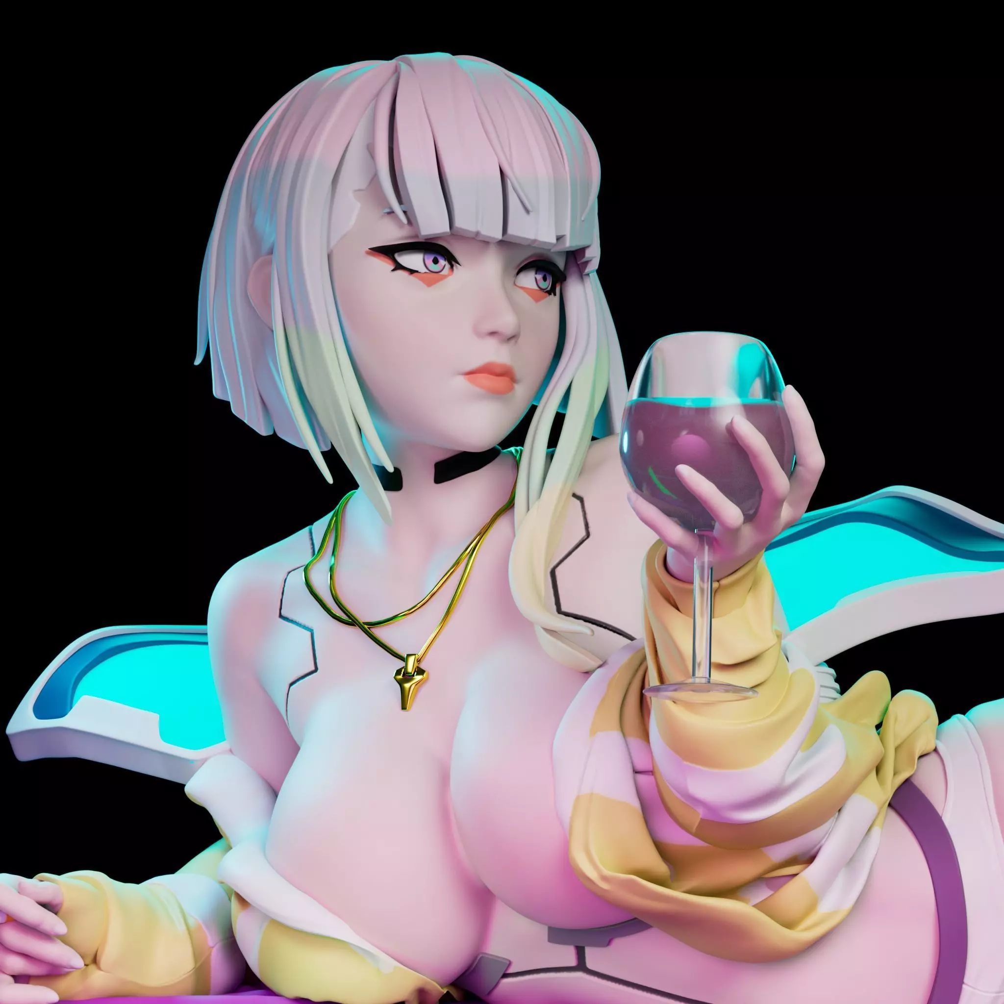 Lucy EdgeRunner  3D print model_0