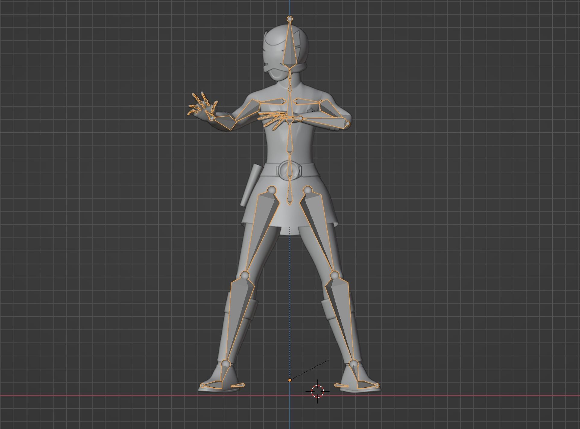 Pink Samurai Ranger - Power Rangers Samurai 3D model rigged | CGTrader