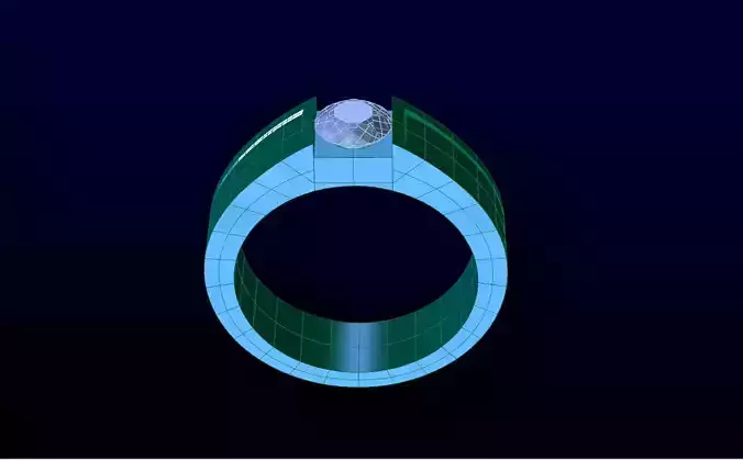  Solitaire engagement ring