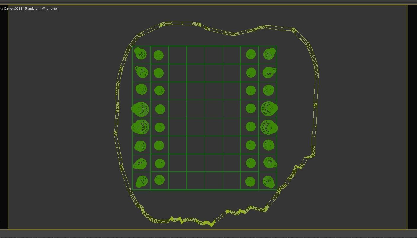 Chess Board Design 3D model_2
