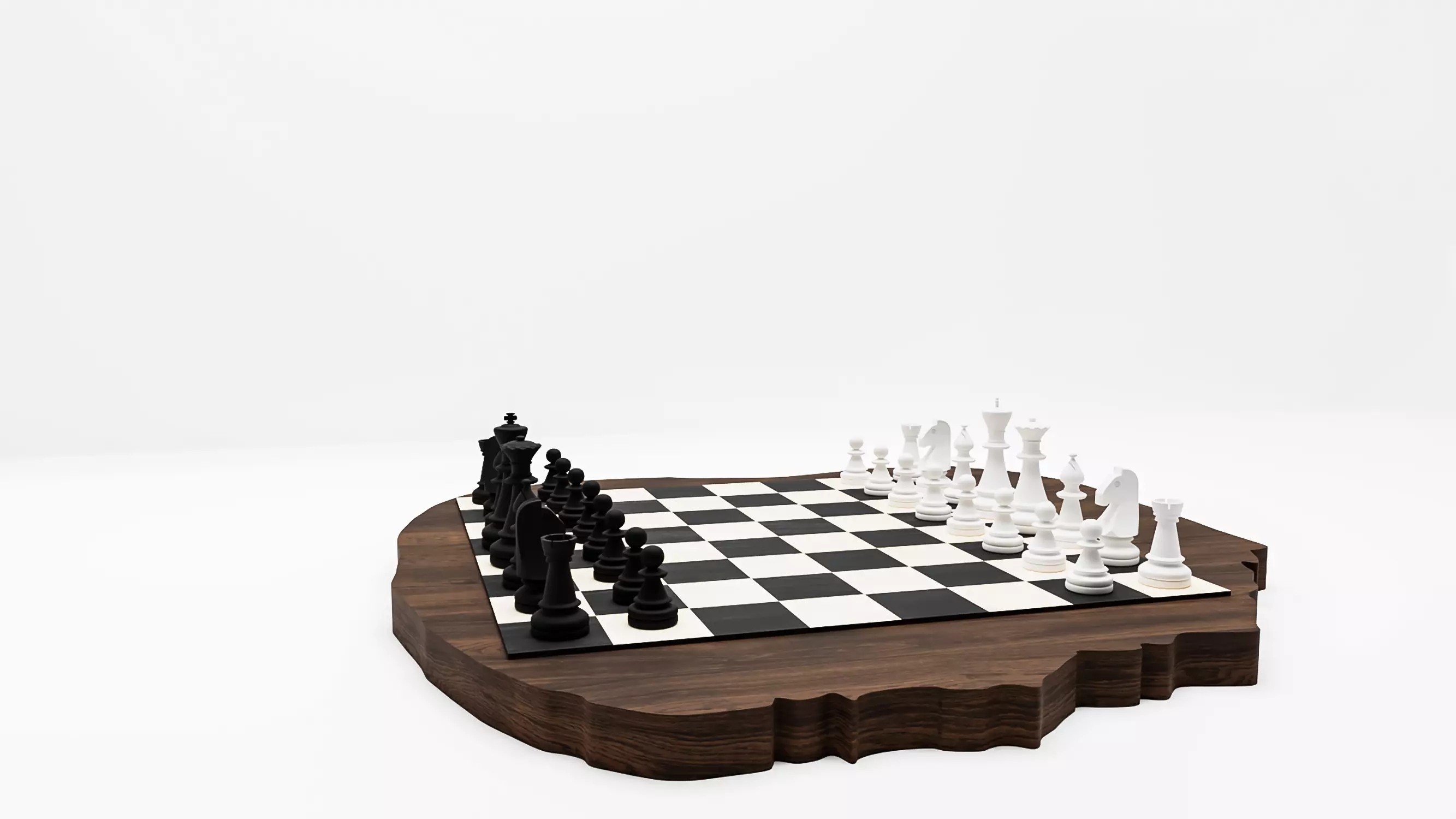 Chess Board Design 3D model_0