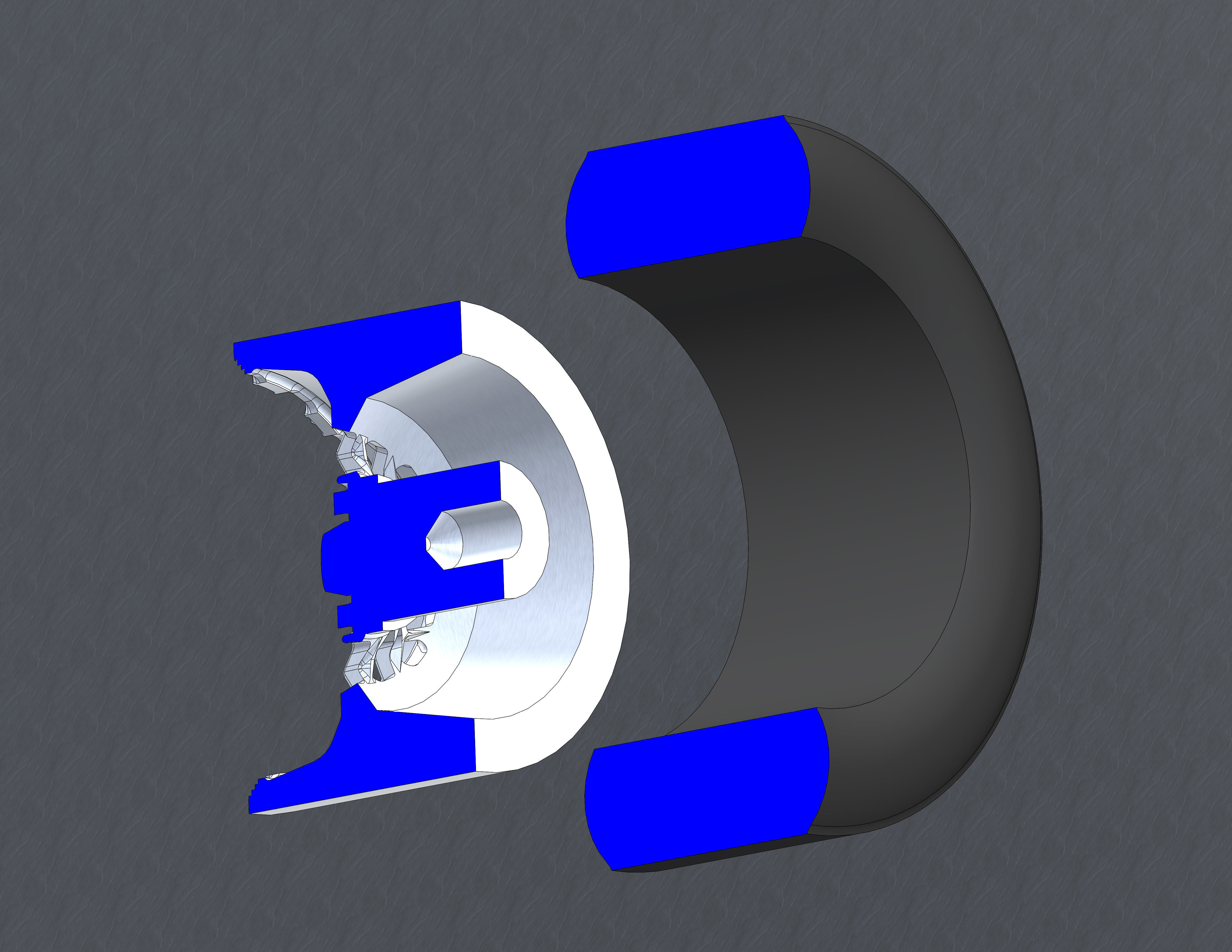 Set of wheel KEIZER Slepen for scale model of dragster 3D print model_8