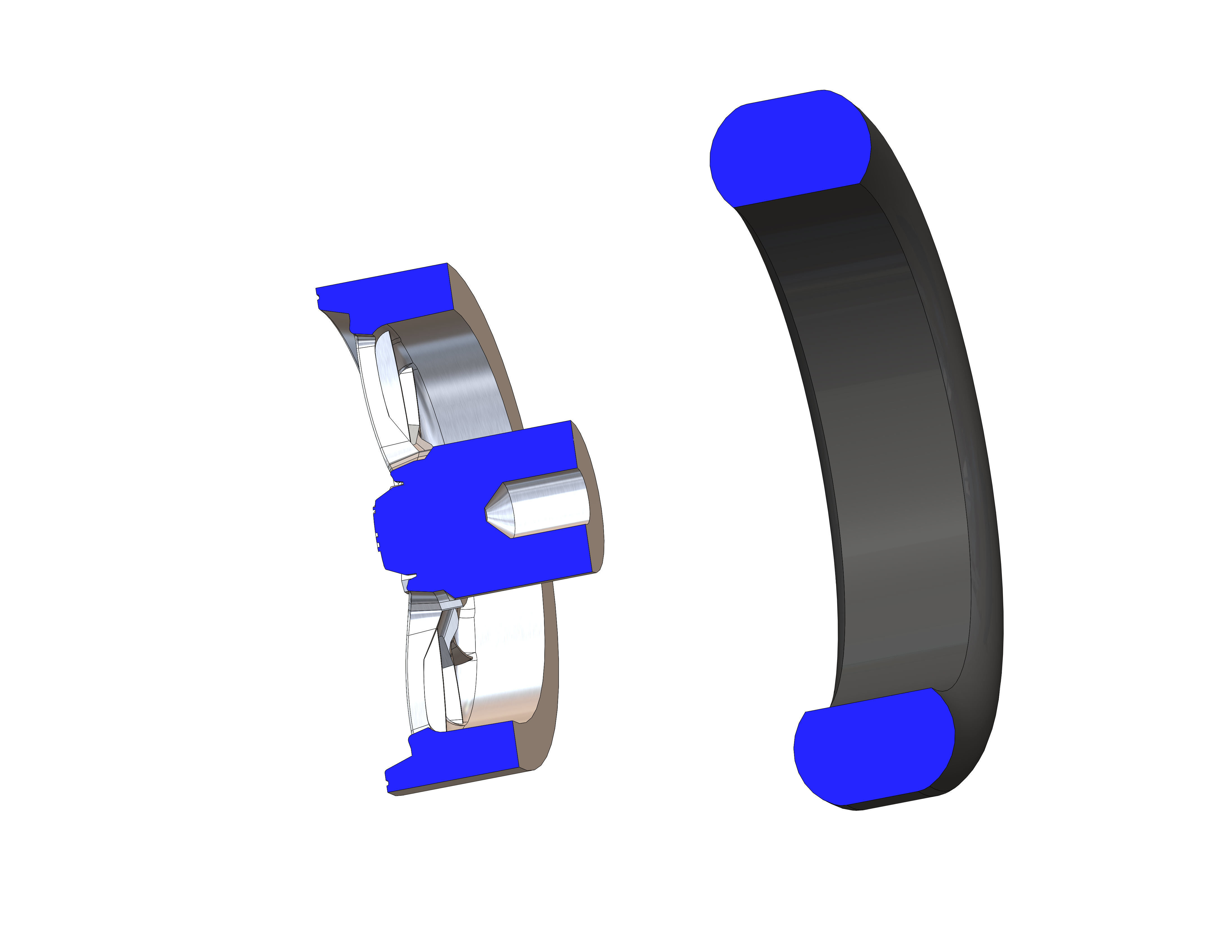 Set of wheel KEIZER Slepen for scale model of dragster 3D print model_6