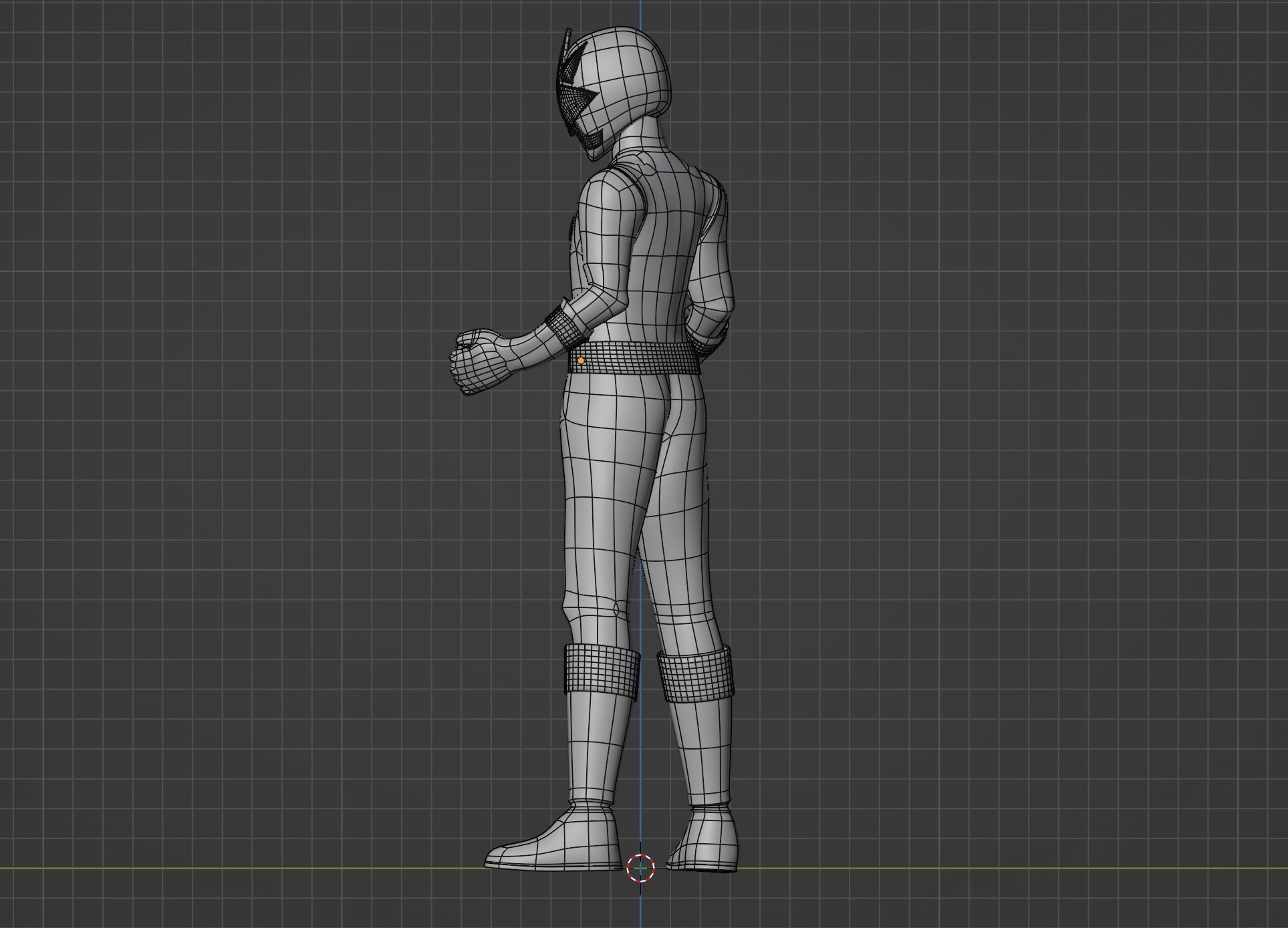 Gold Samurai Ranger - Power Rangers Samurai 3D model_13