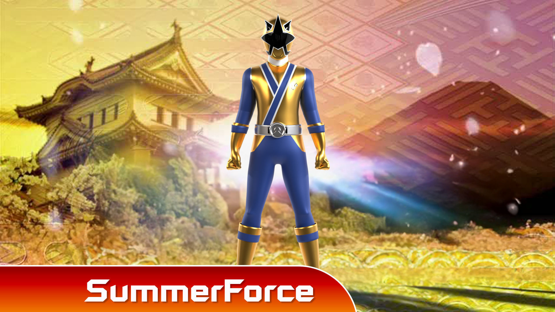 Gold Samurai Ranger - Power Rangers Samurai 3D model_3