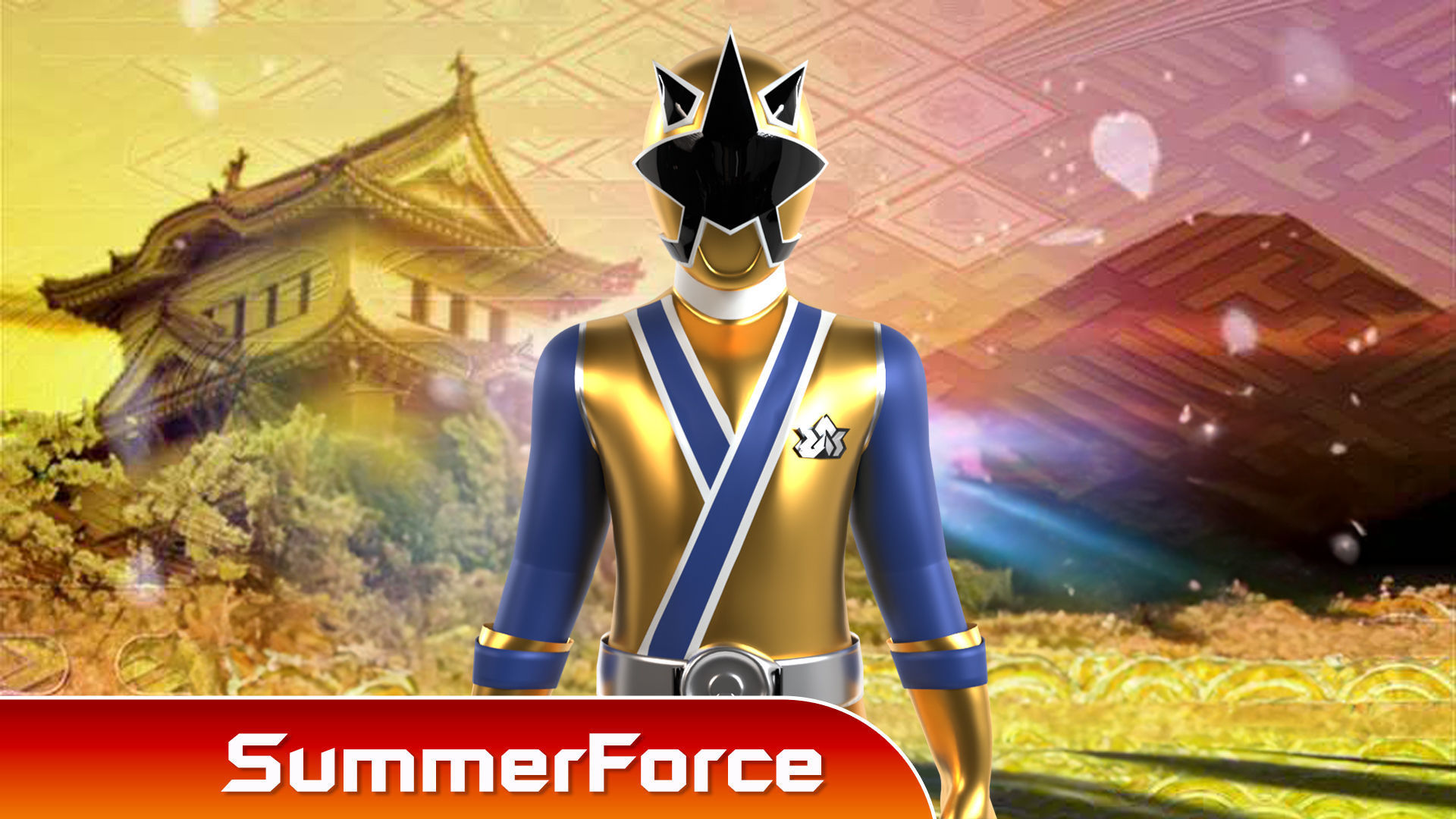 Gold Samurai Ranger - Power Rangers Samurai 3D model_2
