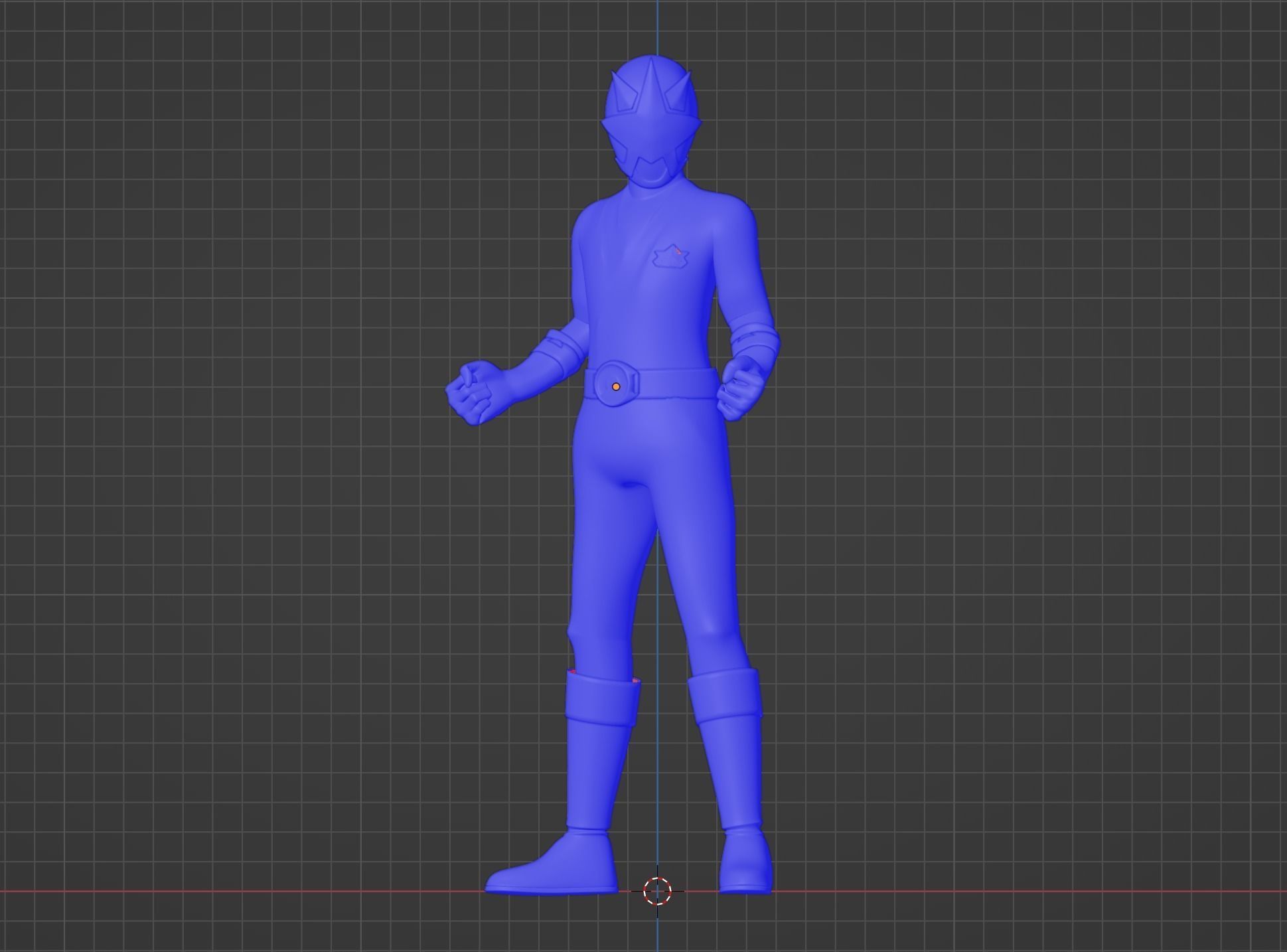Gold Samurai Ranger - Power Rangers Samurai 3D model_17