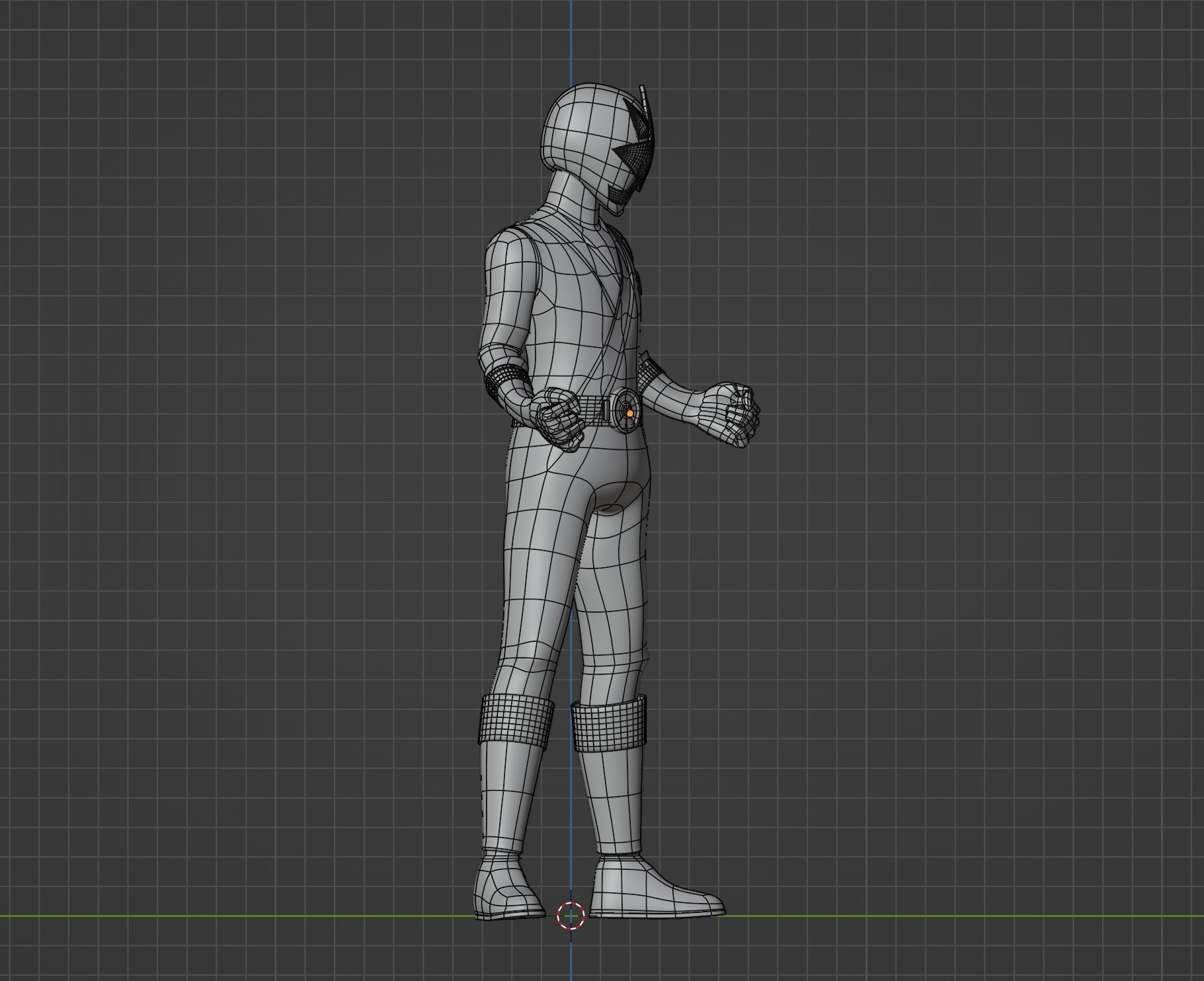 Gold Samurai Ranger - Power Rangers Samurai 3D model_15