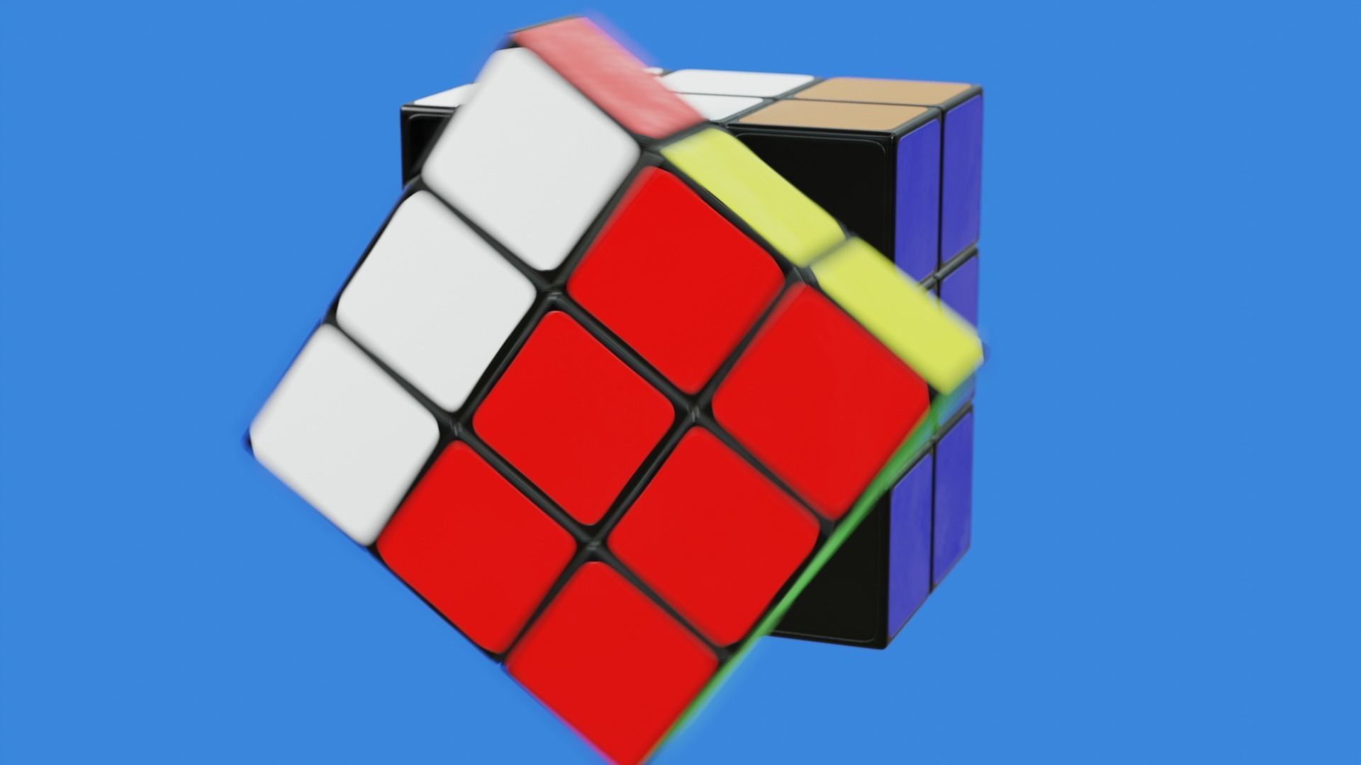 Rubiks Cube Free 3D model_6