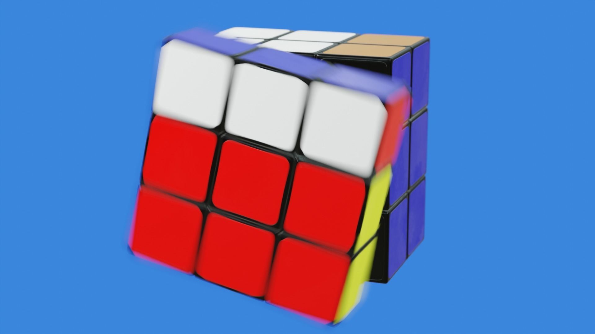 Rubiks Cube Free 3D model_7