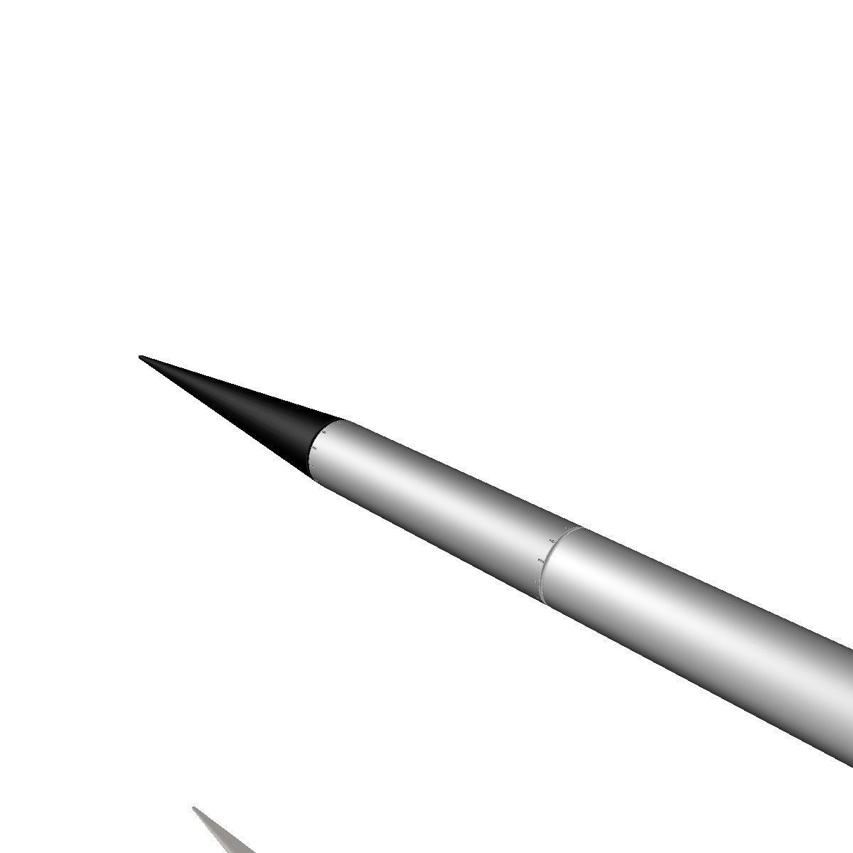 Nike Asp Rocket Low-poly 3D model_4