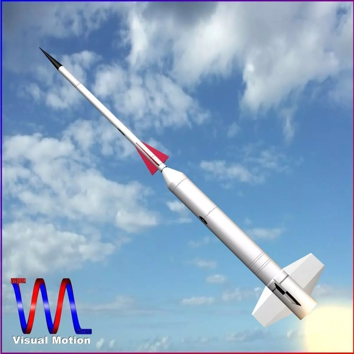 Nike Asp Rocket Low-poly 3D model_0