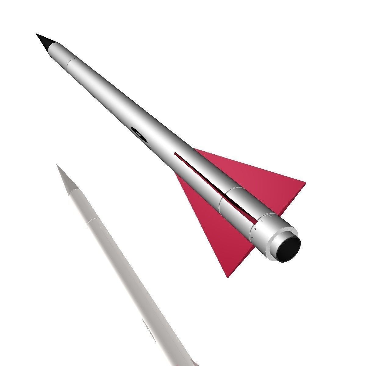 Nike Asp Rocket Low-poly 3D model_5