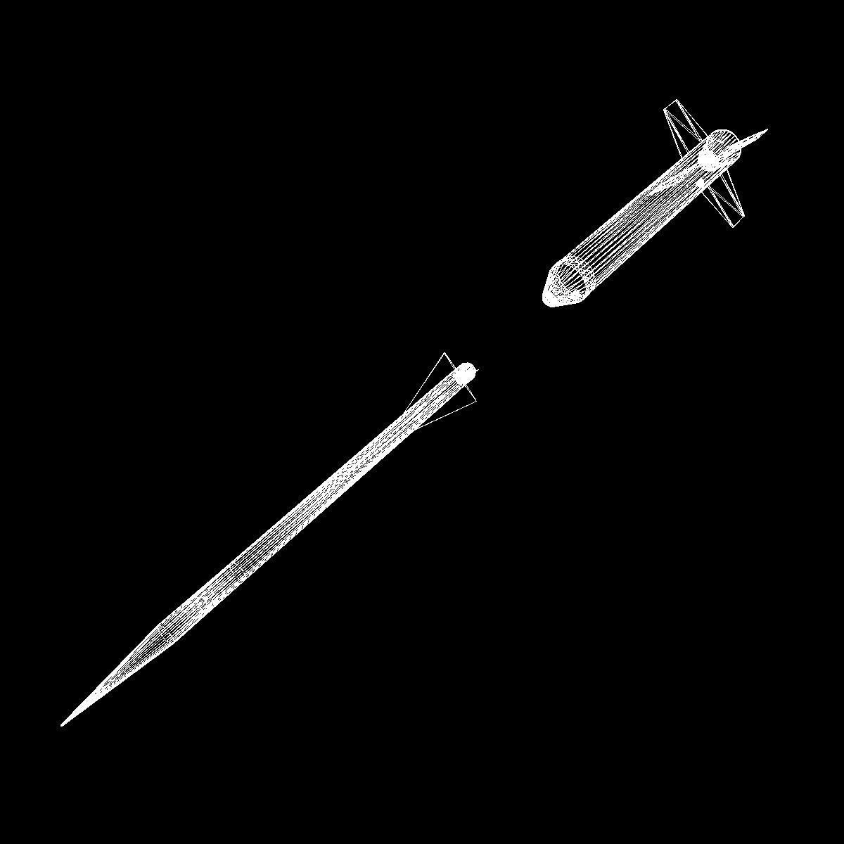 Nike Asp Rocket Low-poly 3D model_22