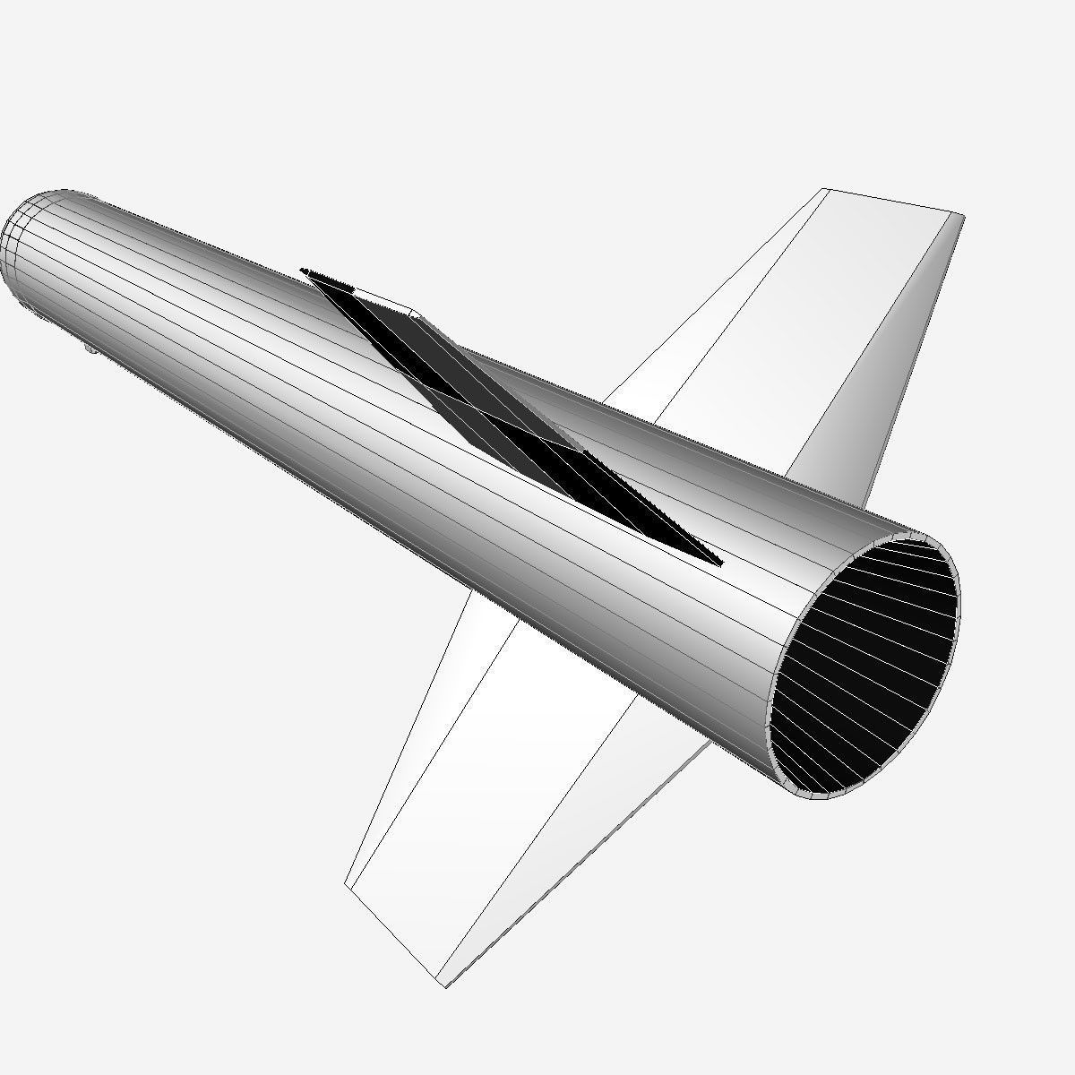 Nike Asp Rocket Low-poly 3D model_18