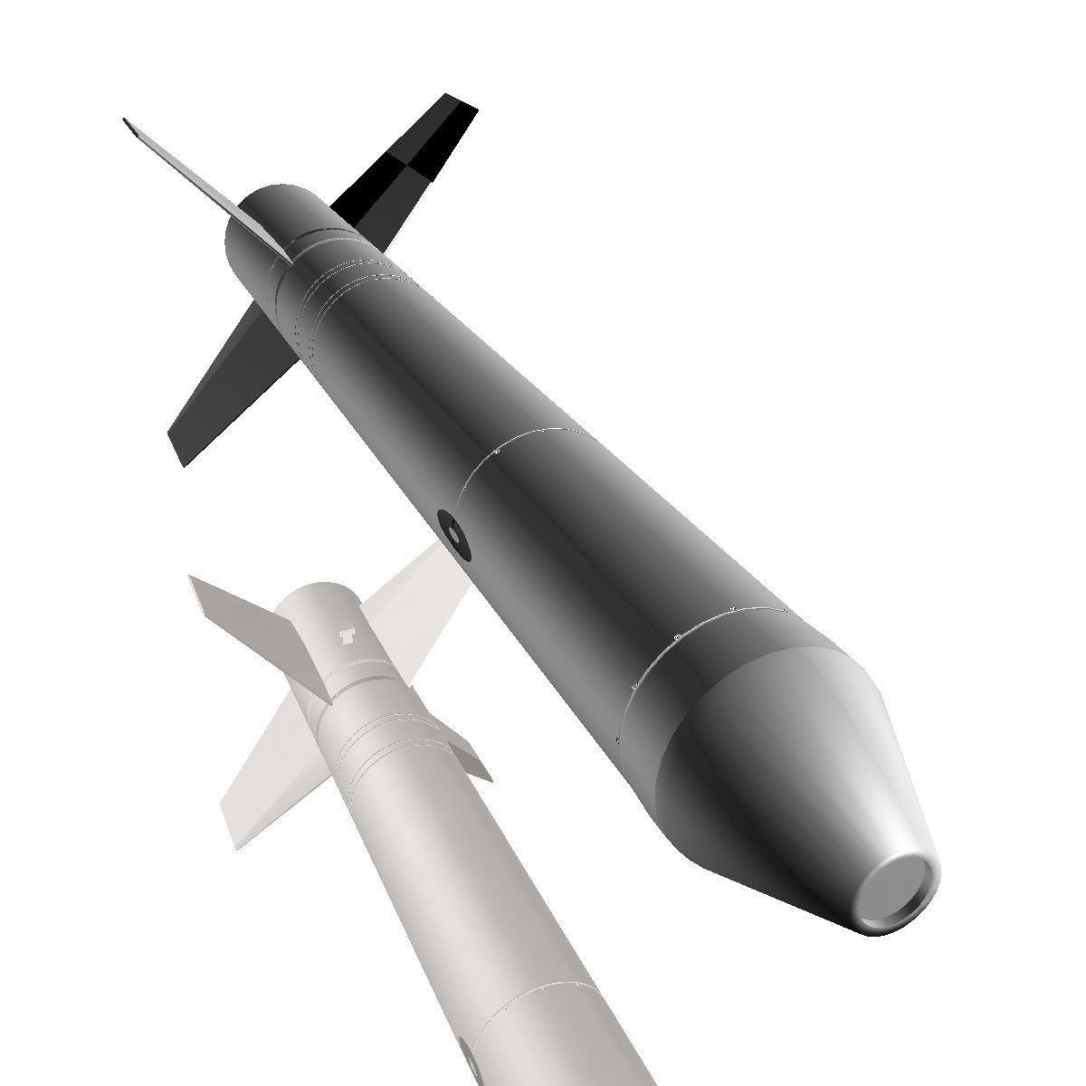 Nike Asp Rocket Low-poly 3D model_7