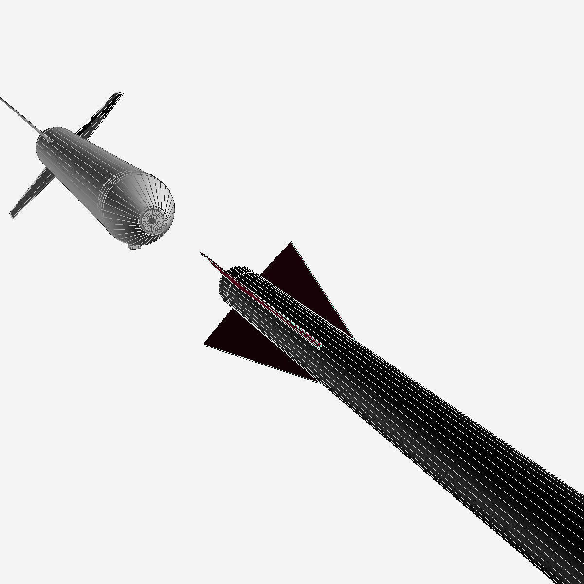 Nike Asp Rocket Low-poly 3D model_15