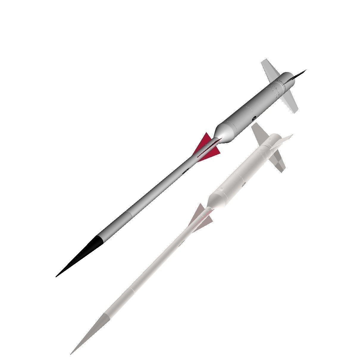 Nike Asp Rocket Low-poly 3D model_2