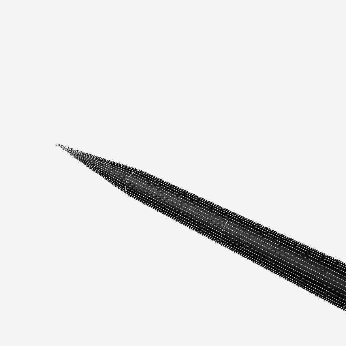 Nike Asp Rocket Low-poly 3D model_13