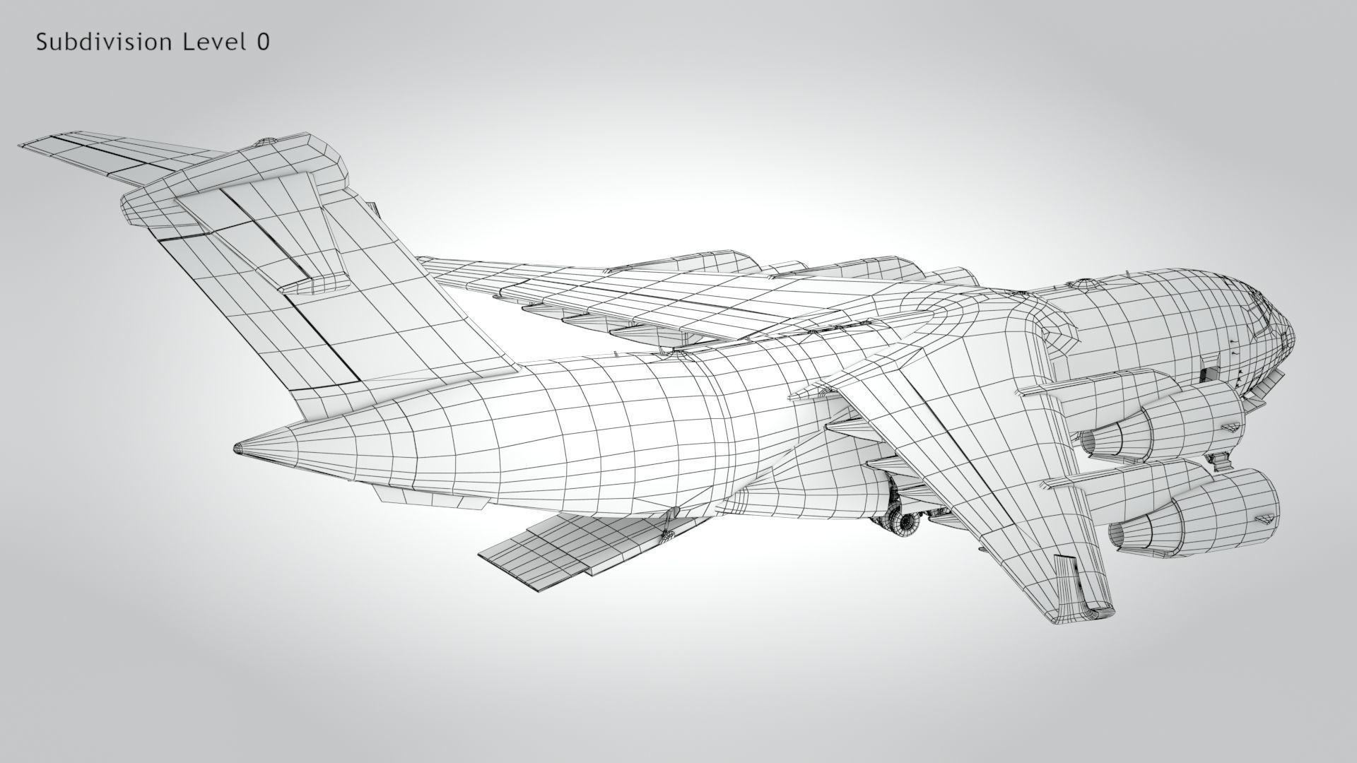 C-17 GLOBEMASTER III Low-poly 3D model_17