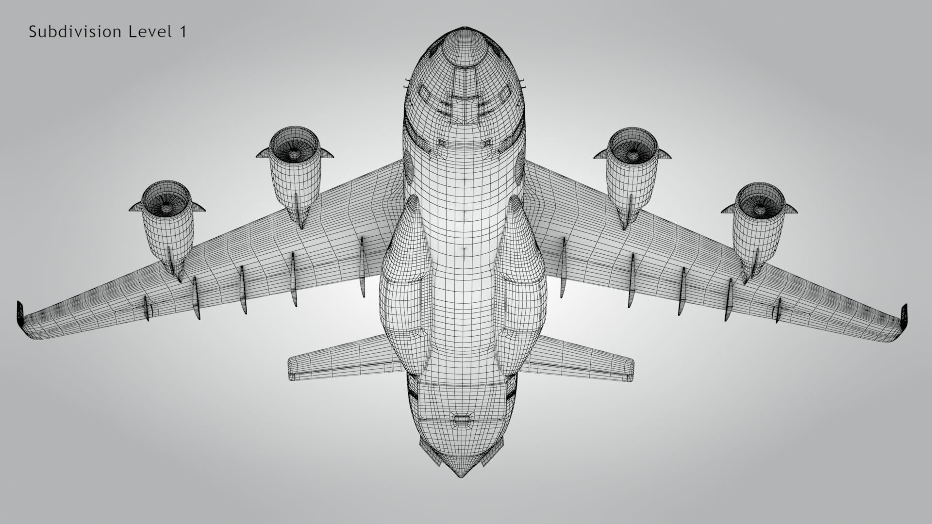 C-17 GLOBEMASTER III Low-poly 3D model_42