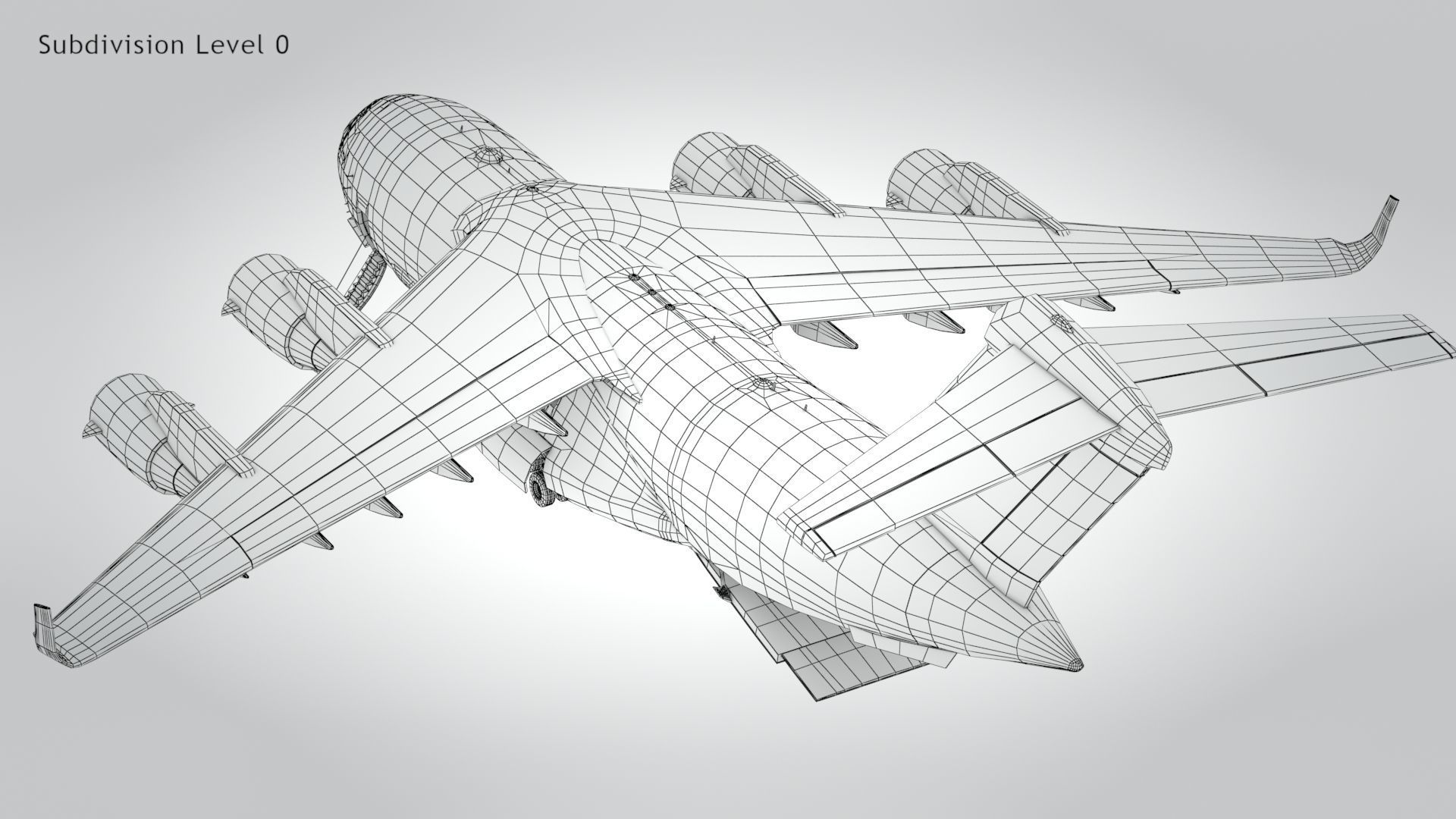 C-17 GLOBEMASTER III Low-poly 3D model_23