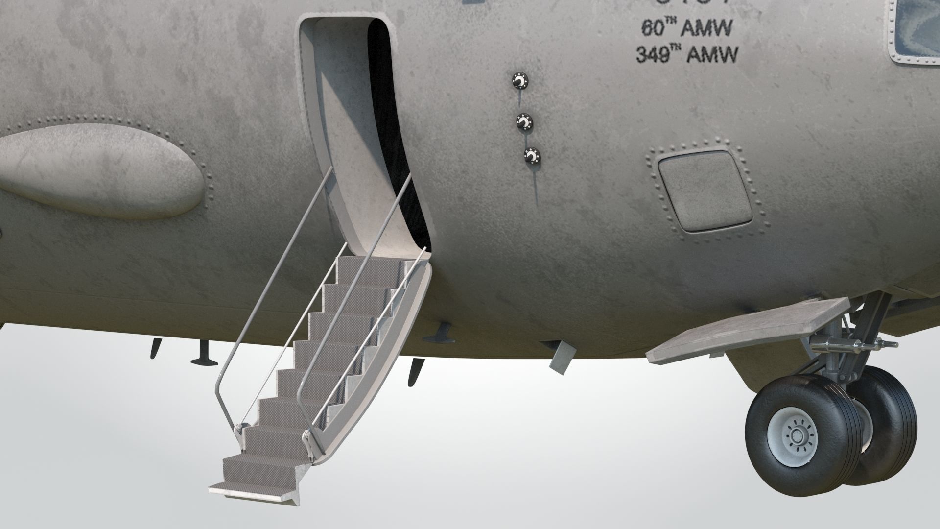 C-17 GLOBEMASTER III Low-poly 3D model_5