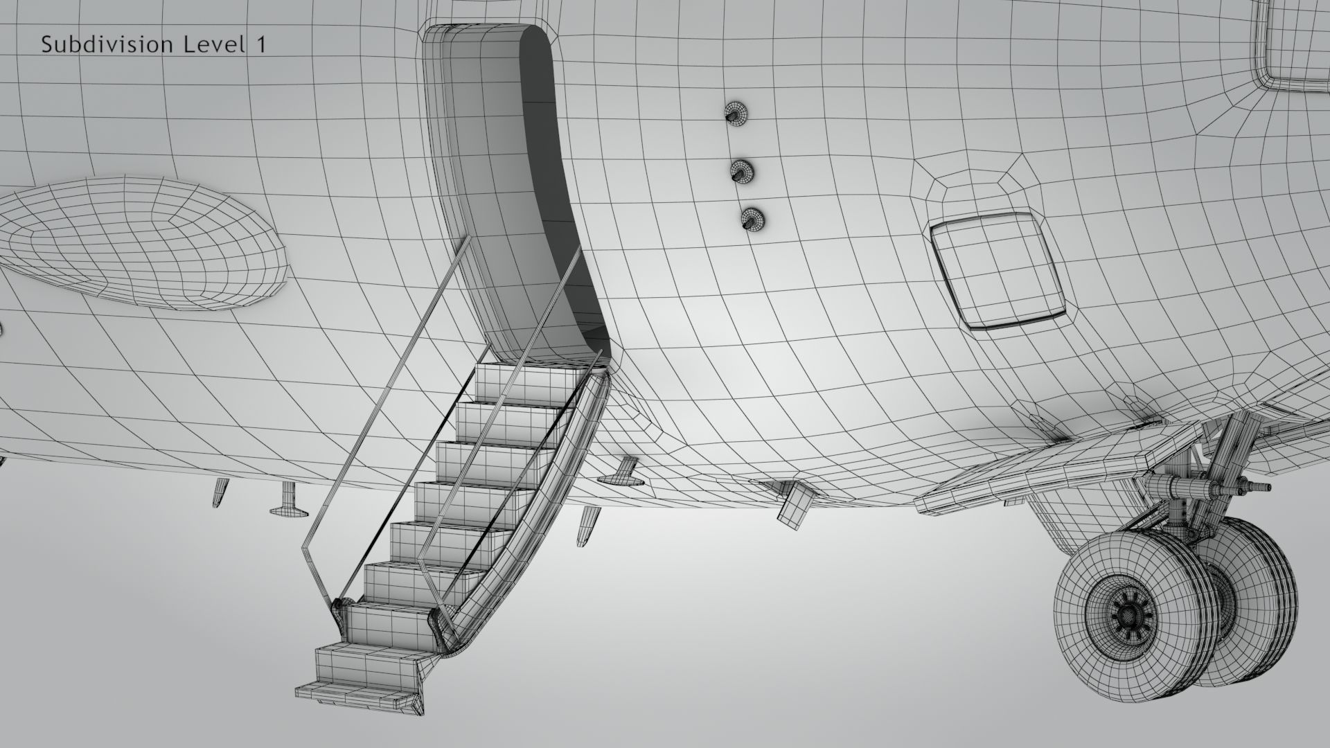 C-17 GLOBEMASTER III Low-poly 3D model_38