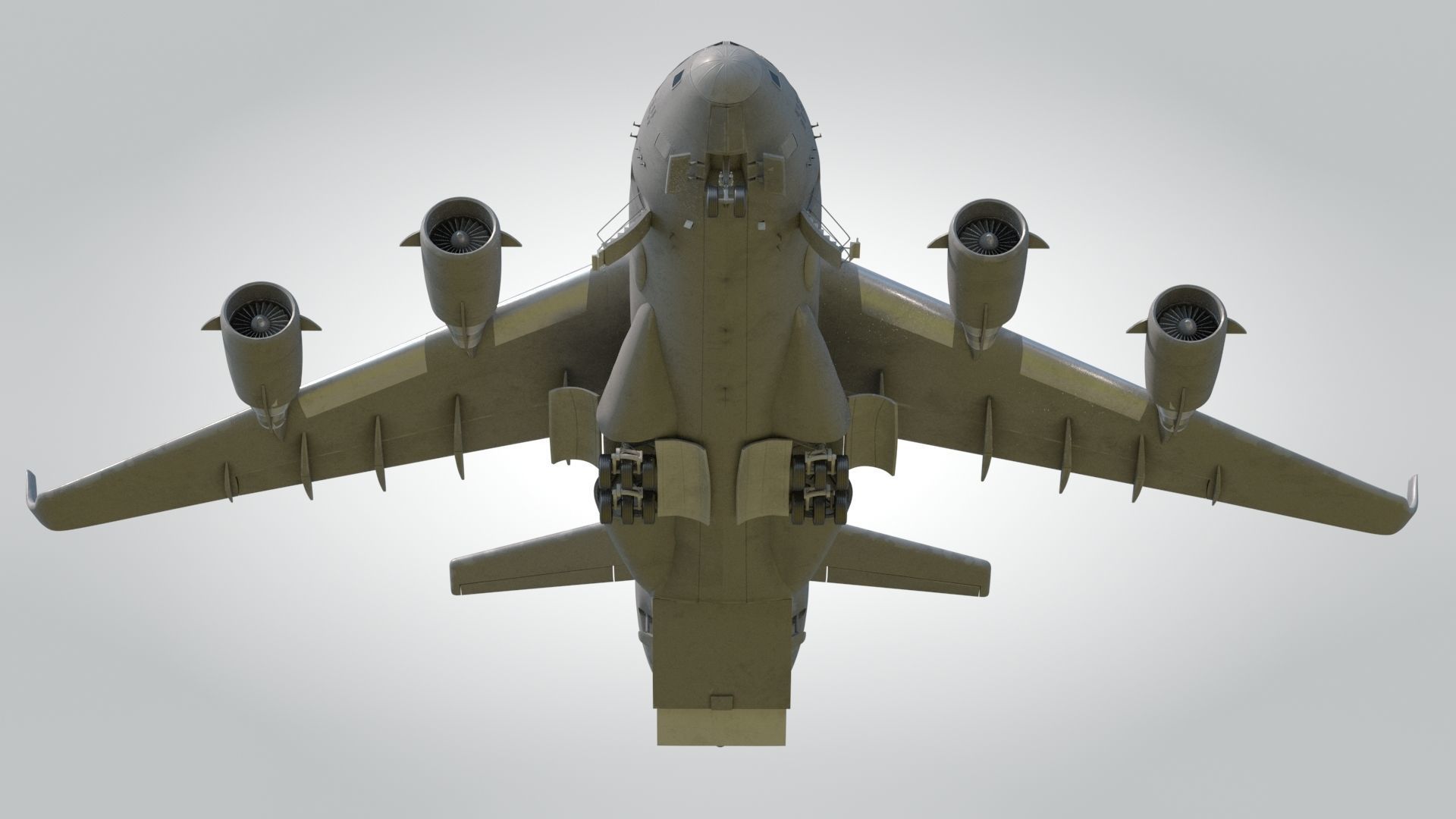 C-17 GLOBEMASTER III Low-poly 3D model_13