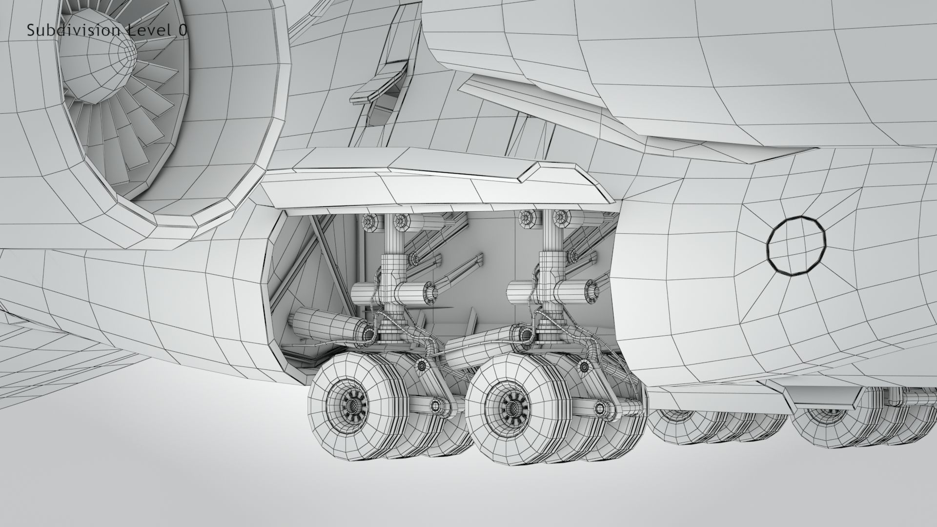C-17 GLOBEMASTER III Low-poly 3D model_25