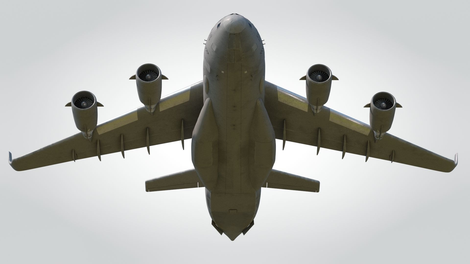 C-17 GLOBEMASTER III Low-poly 3D model_6