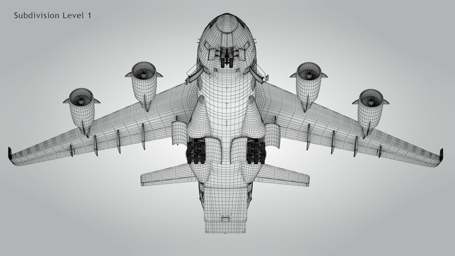 C-17 GLOBEMASTER III Low-poly 3D model_36