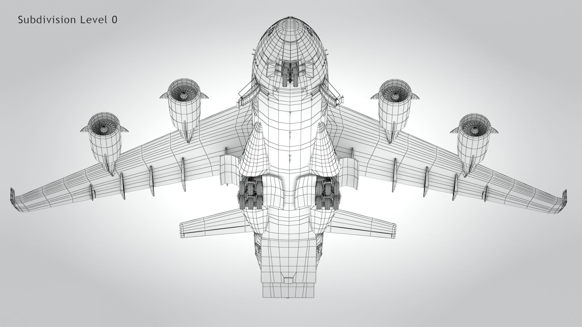 C-17 GLOBEMASTER III Low-poly 3D model_35